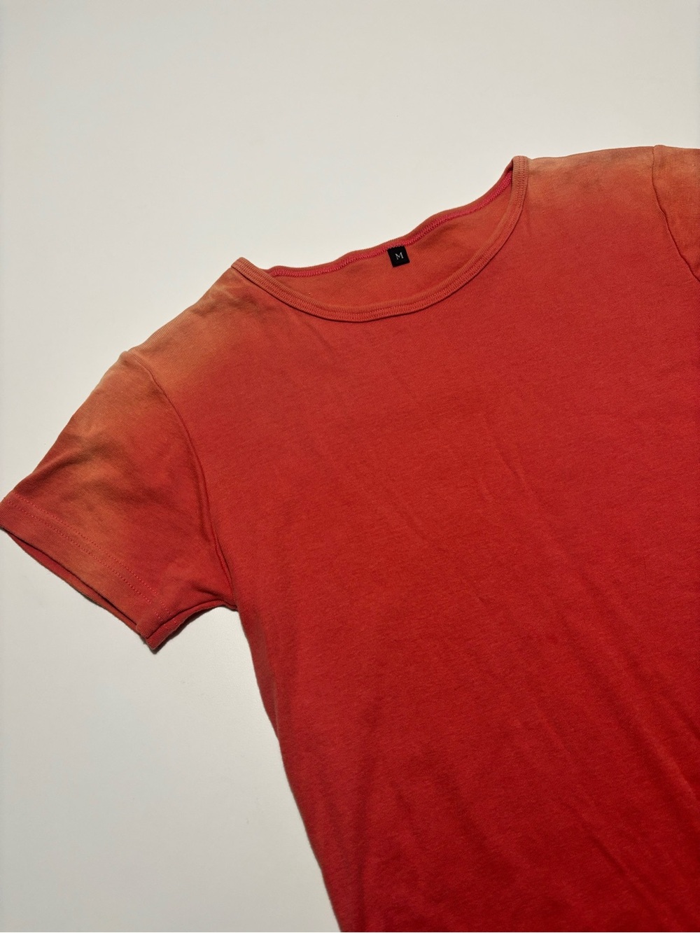 Sun Kissed Coral Cotton Short Sleeve T-Shirt